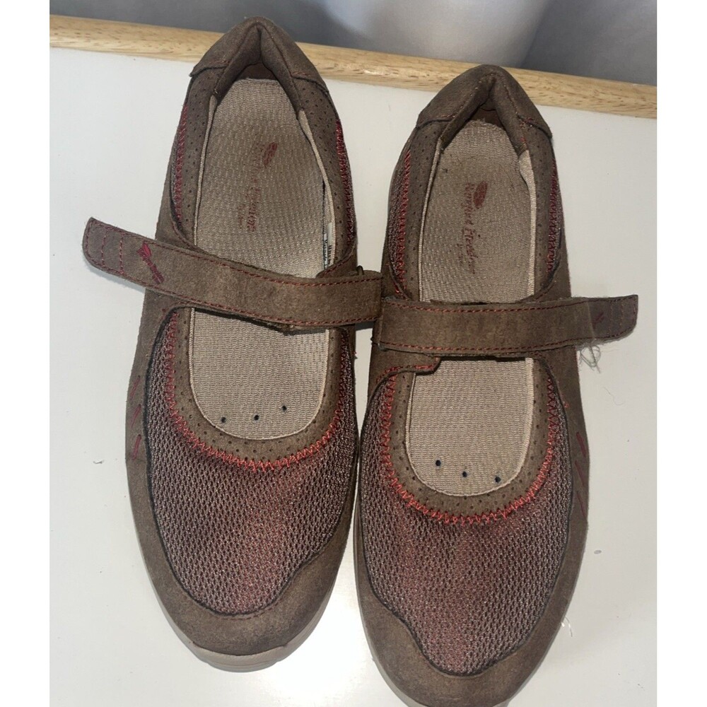 Drew Barefoot Freedom Brown Women Orthopedic Shoes 6.5 W Suede Mary Jane